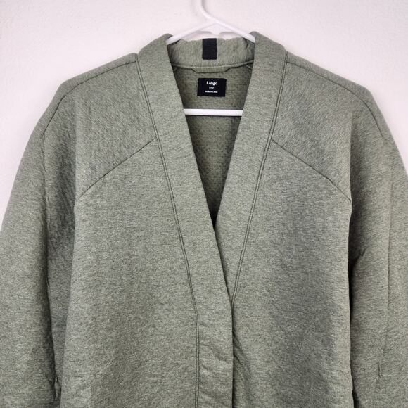 Lahgo Lunya Restore Double Faced Cardigan in Humble Green Size Large Men NWOT - Picture 3 of 10